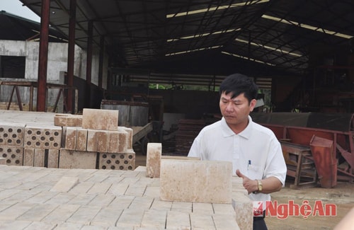 Dây chuyền sản xuất gạch không nung  tại Công ty CP xây dựng NTT và sản phẩm gạch không nung chất lượng cao