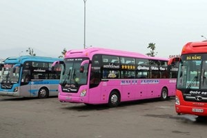Bến xe Đà nẵng. (Ảnh: Trần Lê Lâm/TTXVN)