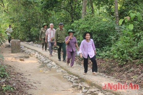 Hàng ngày có rất nhiều đoàn khách đến thăm 