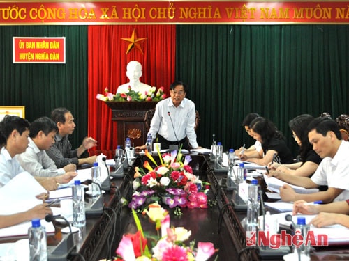 Đồng chí Trần Công Dương kết luận tại cuộc giám sát.