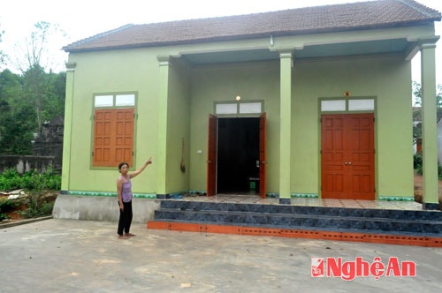 Ngôi nhà mới của gia đình ông Trần Đăng Lực.