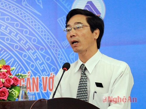 Ông Trần Chí Cường - Phó GĐ Sở VHTT&DL thành phố Đà Nẵng phát biểu.