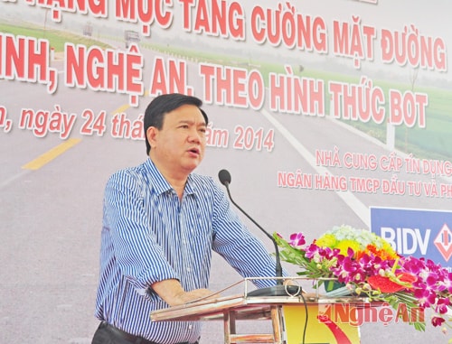 Bộ trưởng Đinh La Thăng phát biểu