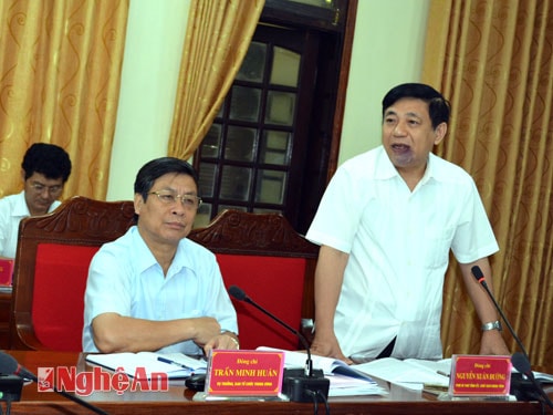 Nguyễn Xuân Đường- Phó Bí thư Tỉnh ủy, Chủ tịch UBND tỉnh.