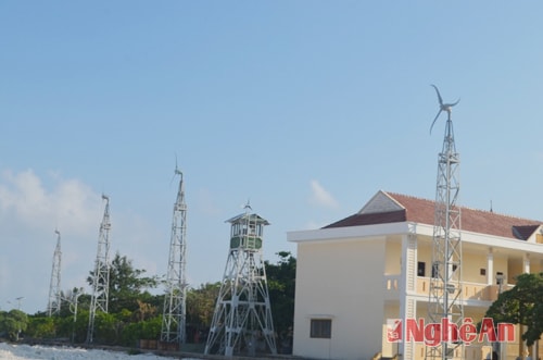 Điện gió trên đảo