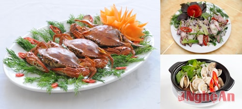 Các món ăn do nhà hàng chế biến