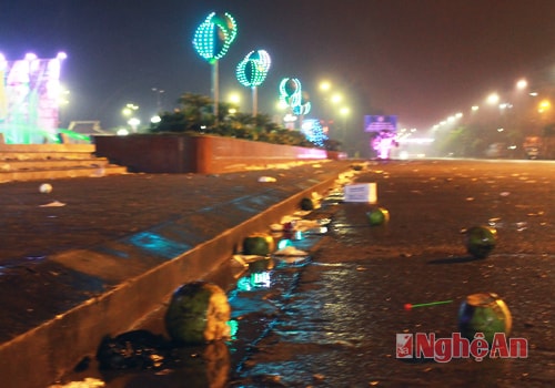 Những vỏ dừa...