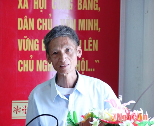 Cử tri phát biểu ý kiến kiến nghị