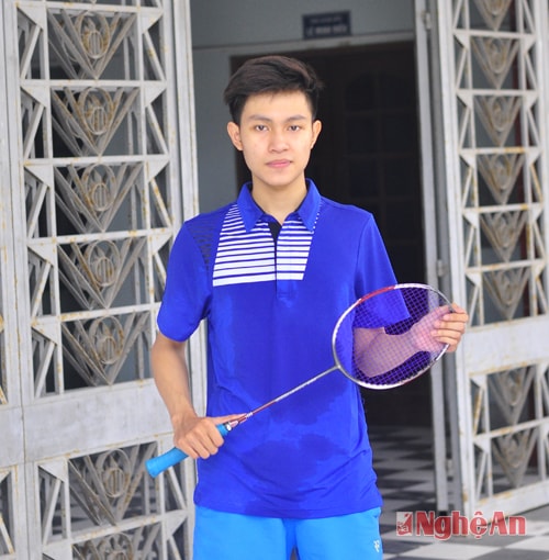 VĐV cầu lông Võ Anh Tú.