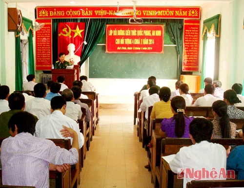 Các học viên tham gia lớp học