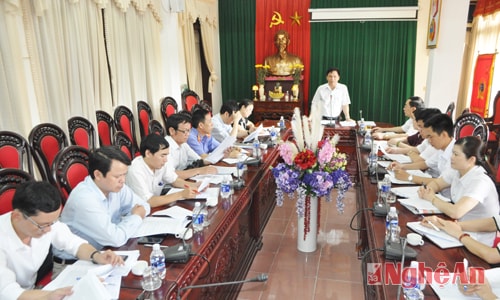 Ông Trần Văn Mão kết luận tại cuộc làm việc