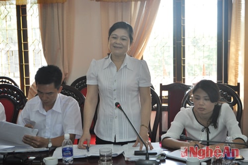 Đại diện Chánh tòa hành chính, Tòa án Nhân dân tỉnh nêu một số khó khăn trogn thực thi nhiệm vụ