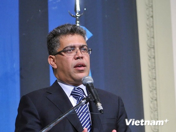 Ngoại trưởng Venezuela Elias Jaua khẳng định sẽ kiện Mỹ tại Liên hợp quốc. (Ảnh: AFP/TTXVN)