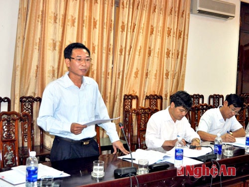 Lãnh đạo Sở Tài chính tham gia ý kiến vào Huy động các nguồn lực và cơ chế chính sách trong xây dựng NTM giai đoạn 2015 – 2020”.