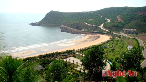 Khu du lịch sinh thái Bãi Lữ  (Nghi Lộc). Ảnh: Duy Ngoãn