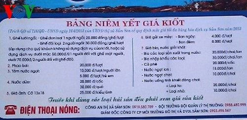 Bảng niêm yết giá