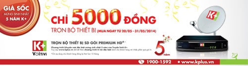 K+ kỷ niệm 5 năm thành lập.