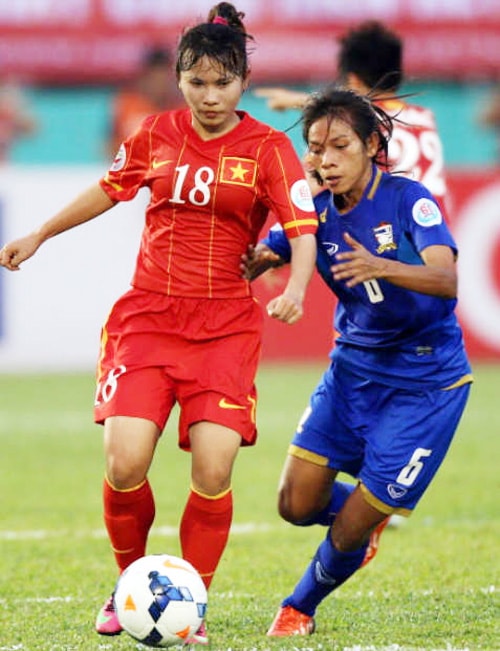 Đội tuyển nữ Việt Nam lỡ hẹn  với World Cup.Ảnh: TTVN