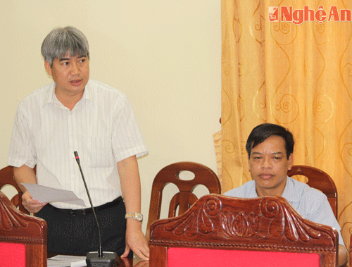 Lãnh đạo Khu KT Đông Nam trình bày phương án đề xuất mở rộng KKT