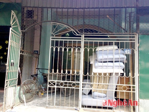 Số 62 Nguyễn Chích, phường Quang Trung (TP. Vinh) - nơi đăng ký Trụ sở Công ty TNHH Phú Thịnh thực tế là căn nhà của người dân đang sinh sống.