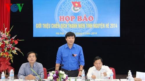 Họp báo giới thiệu chiến dịch thanh niên tình nguyện hè 2014