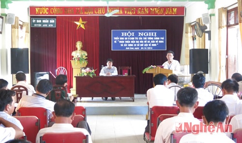 Toàn cảnh hội nghị.