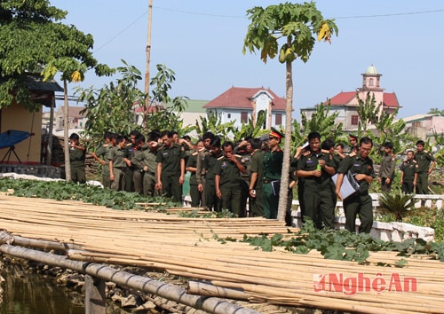 Lớp tập huấn tham quan học hỏi mô hình và cách làm hay tại Trung đoàn 764 Bộ CHQS Nghệ An