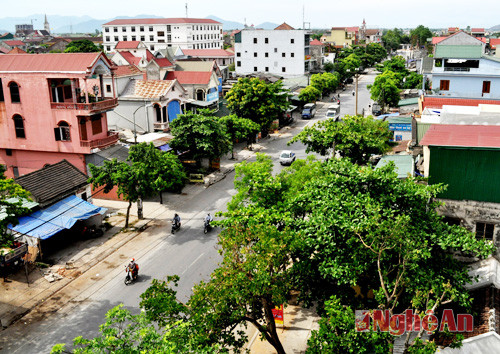 Quang cảnh đường Trần Hưng Đạo.