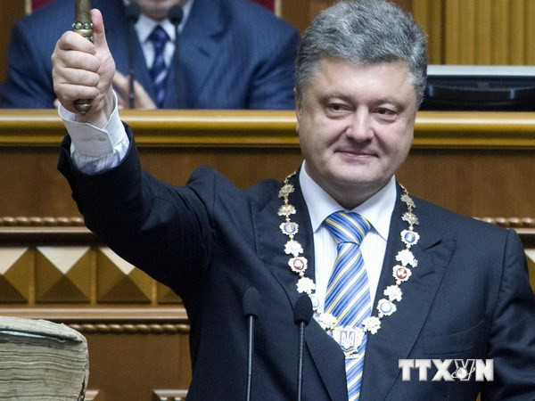 Tân Tổng thống Petro Poroshenko. (Nguồn: AFP/TTXVN)