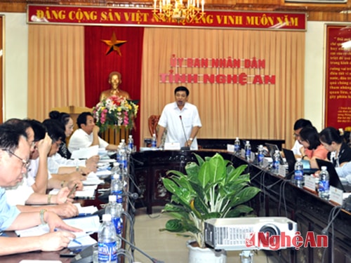 Đồng chí Chủ tịch UBND tỉnh Nguyễn Xuân Đường kết luận.