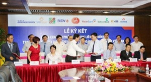 Đã có 4 chuỗi liên kết được khởi tạo tại lễ ký kết