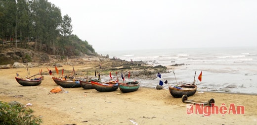 Bãi biển Quỳnh Phương. Ảnh: H.T