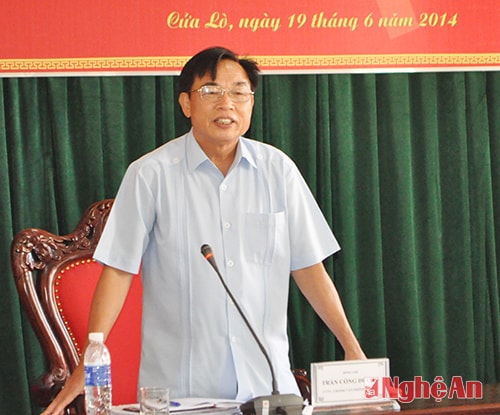 Đồng chí Trần Công Dương kết luận tại hội nghị