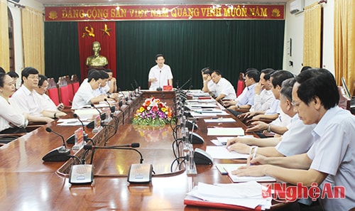 Toàn cảnh buổi làm việc