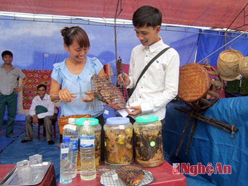 Sản vật của Hữu Khuông- xã thuộc lòng hồ thủy điện Bản Vẽ