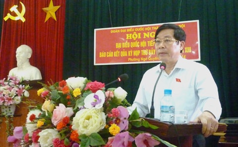 Bộ trưởng Nguyễn Bắc Son