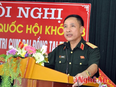 Đại biểu Trần Hữu Tuất thông báo kết quả kỳ họp thứ 7, Quốc hội khóa XIII