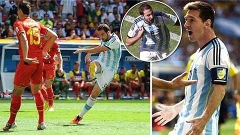 Higuain và Messi nổi bật trong chiến thắng của Argentina