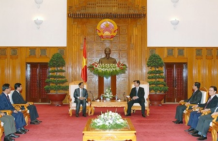 Quang cảnh buổi tiếp đón