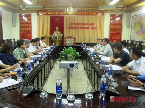 Toàn cảnh buổi làm việc