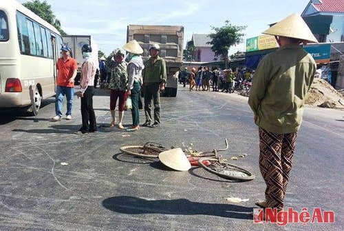 Hiện trường vụ tai nạn 