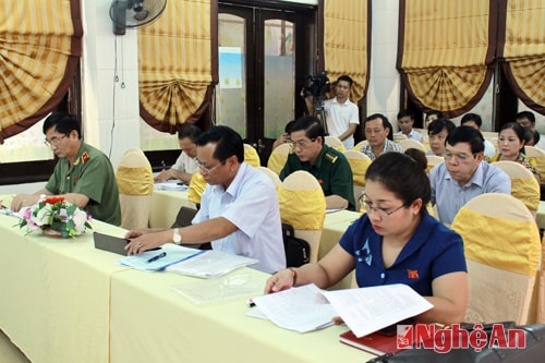 các đại biểu HĐND tổ 1