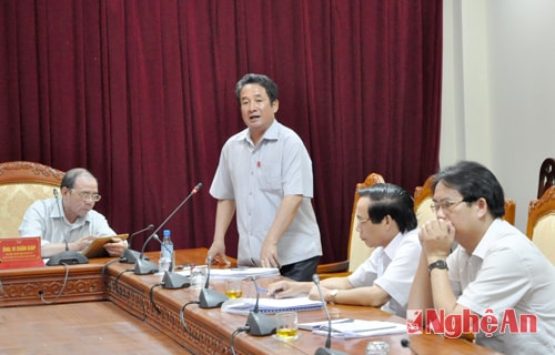 Ông Thái Văn Hằng -  Phó Chủ tịch UBND tỉnh phát biểu
