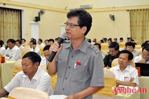 Đại biểu Hoàng Xuân Trường (Yên Thành) chất vấn ngành Thuế