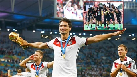 Nhờ chức vô địch World Cup, giá trị chuyển nhượng của Hummels và đồng đội tăng chóng mặt