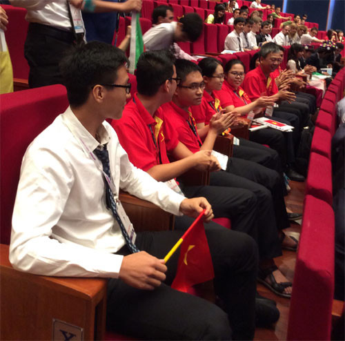 Đoàn Việt Nam tham dự kỳ thi Olympic Hóa học quốc tế lần thứ 46.