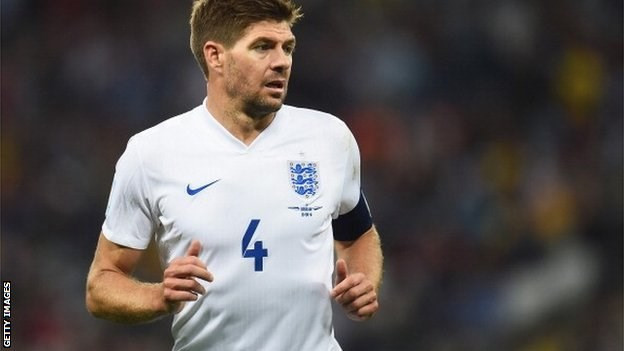 Steven Gerrard nói lời chia tay tuyển Anh sau thất bại ở World Cup 2014. (Nguồn: Getty)