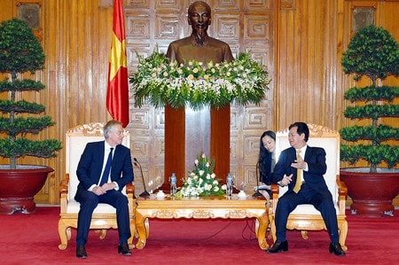 Thủ tướng Nguyễn Tấn Dũng và cựu Thủ tướng Anh Tony Blair