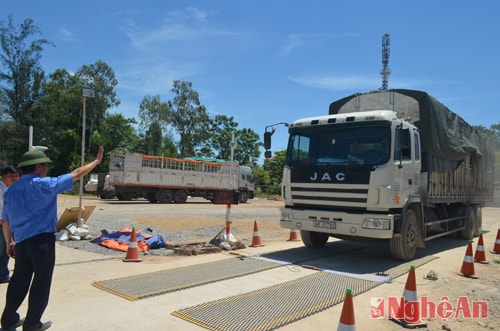 Hoạt động ở trạm cân số 15.