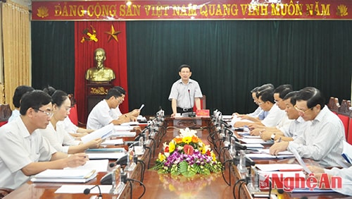 Toàn cảnh buổi làm việc
